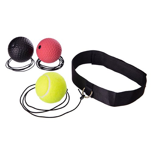 

Тренажер для бокса с тремя мячами fight ball C-2855 FDSO Черно-красно-желтый (37508014)