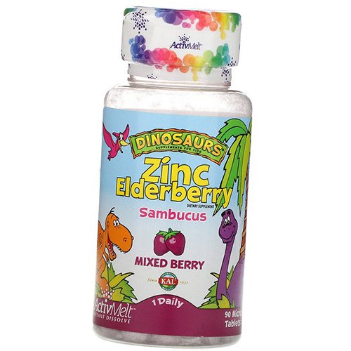 

Бузина с Цинком, Zinc Elderberry ActivMelt, KAL 90таб Ягодный микс (71424002)
