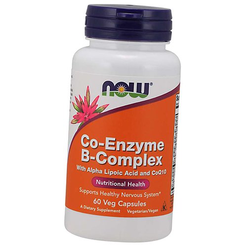 

Коферментный Комплекс Витаминов группы B, Co-Enzyme B-Complex, Now Foods 60вегкапс (36128414)