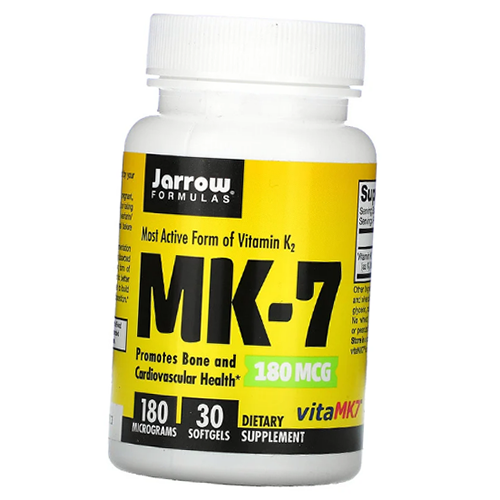 

Витамин К2 в форме MK-7, MK-7 180, Jarrow Formulas 30гелкапс (36345065)