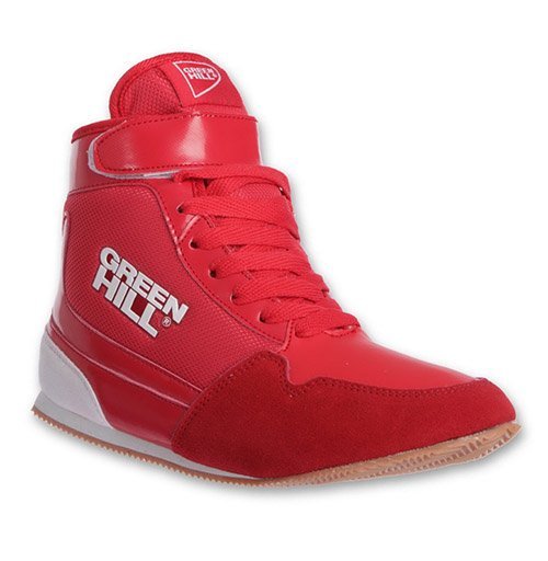 

Боксерки замшевые подростковые GreenHill GH-1519 Без бренду 39 Красный (37429128)