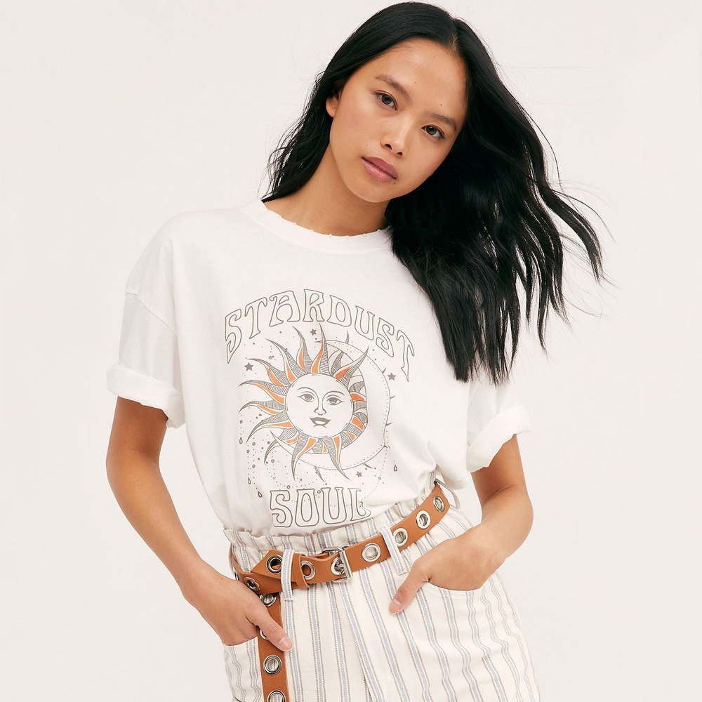 

Футболка женская Stardust soul Berni Fashion (M) Белый