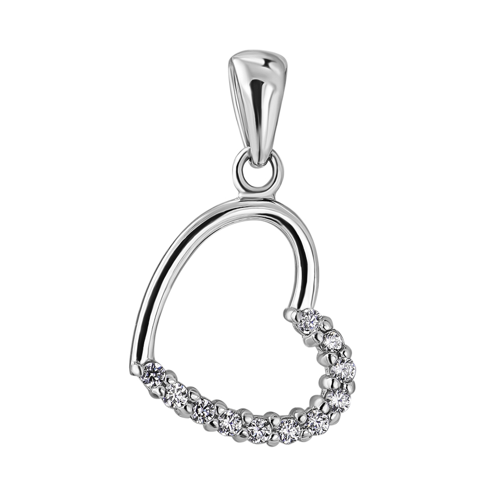 

Серебряная подвеска с фианитами 000117980