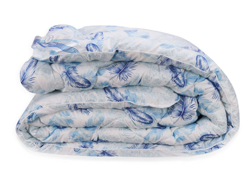 

Одеяло Leleka-textile Био-пух полуторное 140*205 микрофибра/искусственный лебяжий пух особо теплое М11