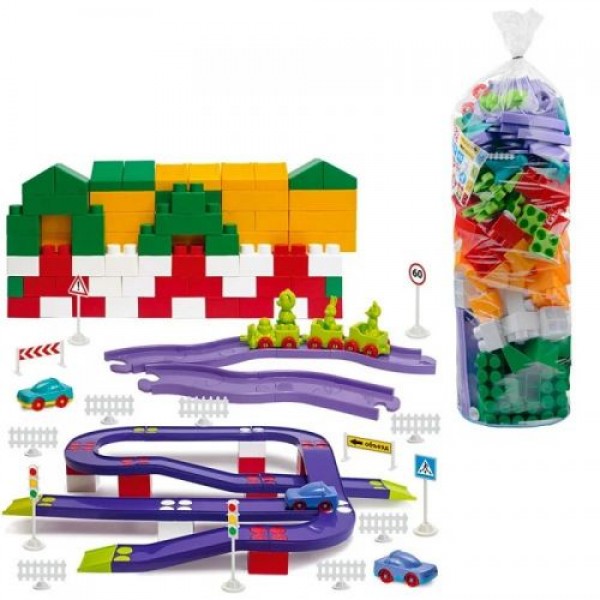 

Конструктор пластиковый №8 180 деталей Colorplast (1-218)