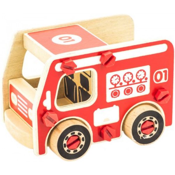 

Конструктор деревянный Пожарная машина 11 деталей (Д430)