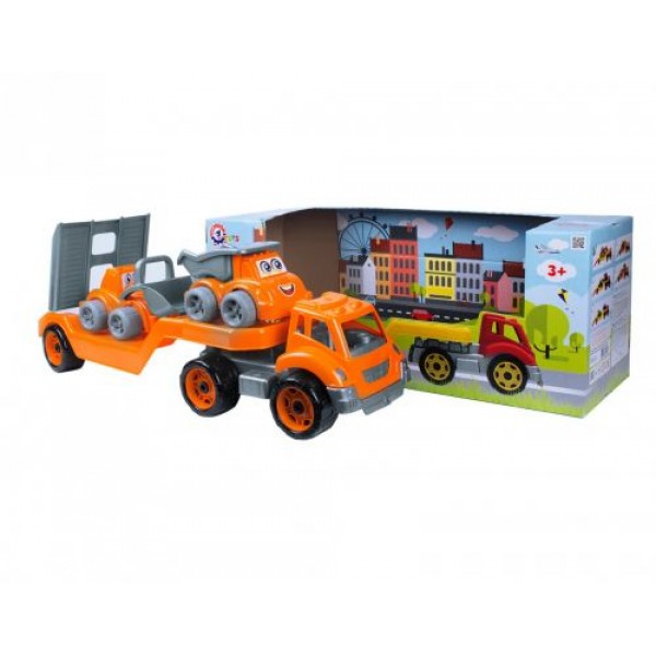 

Игрушка Автовоз оранжевая Технок (3930)