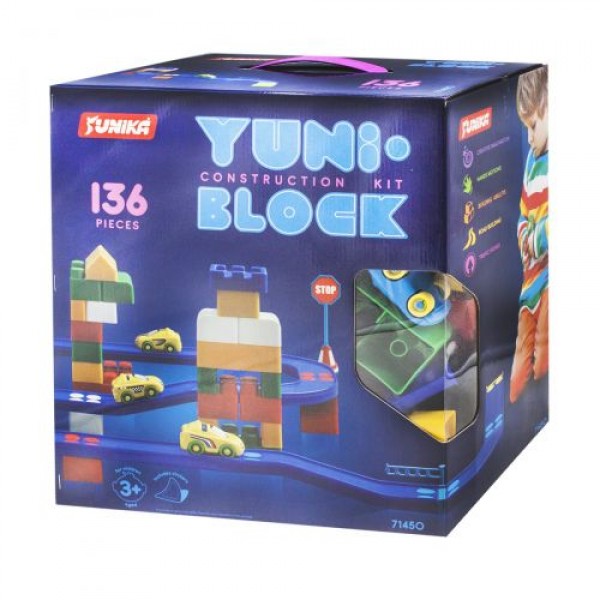 

Конструктор детский YUNI-BLOCK 136 деталей (1450)