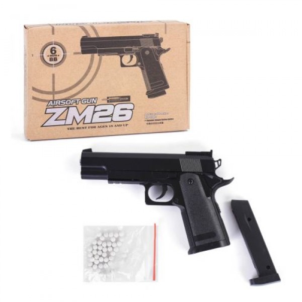 

Пистолет металличсекий ZM26 JIA YU TOY (ZM26L0030)