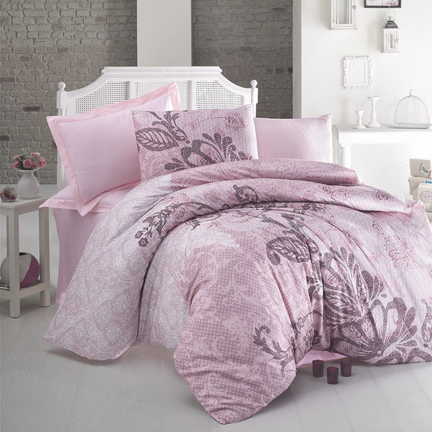 

Комплект постельного белья Luoca Patisca Ranforce Cotton полуторный ранфорс арт.De Luca powder