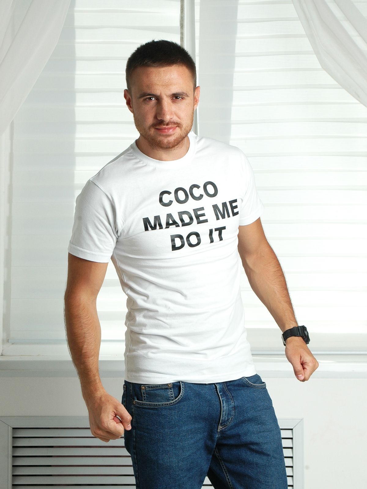 

Футболка мужская Marse L Белый