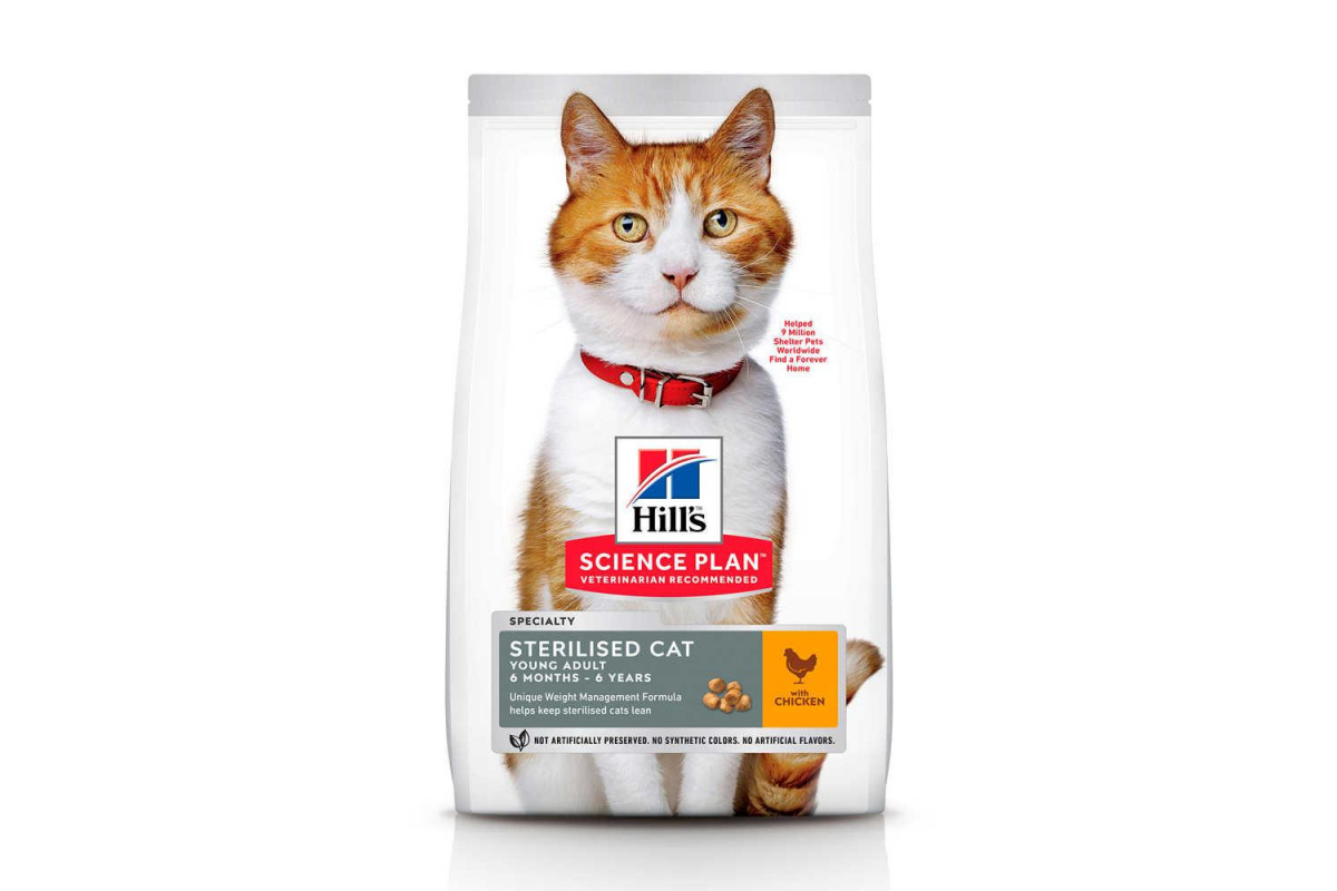 

Сухой корм Hill's Science Plan Young Adult Sterilised Cat Chicken 15 кг