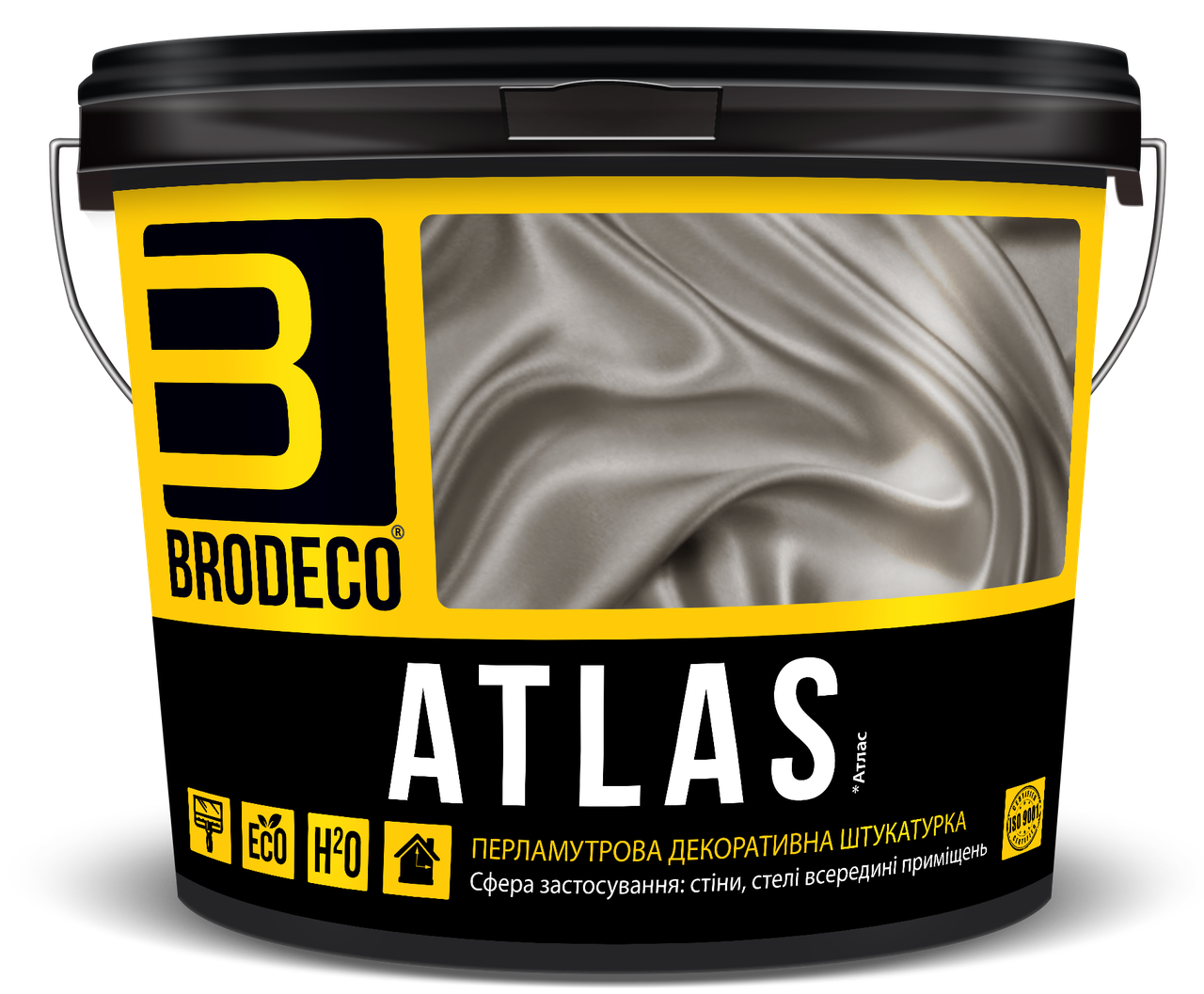 

Перламутровая штукатурка "Atlas" TM Brodeco 10л.