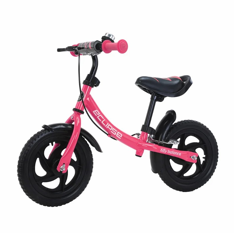 

Беговел Tilly Balance ECLIPSE T-21254/1 Колеса 12" EVA Ручной тормоз Розовый