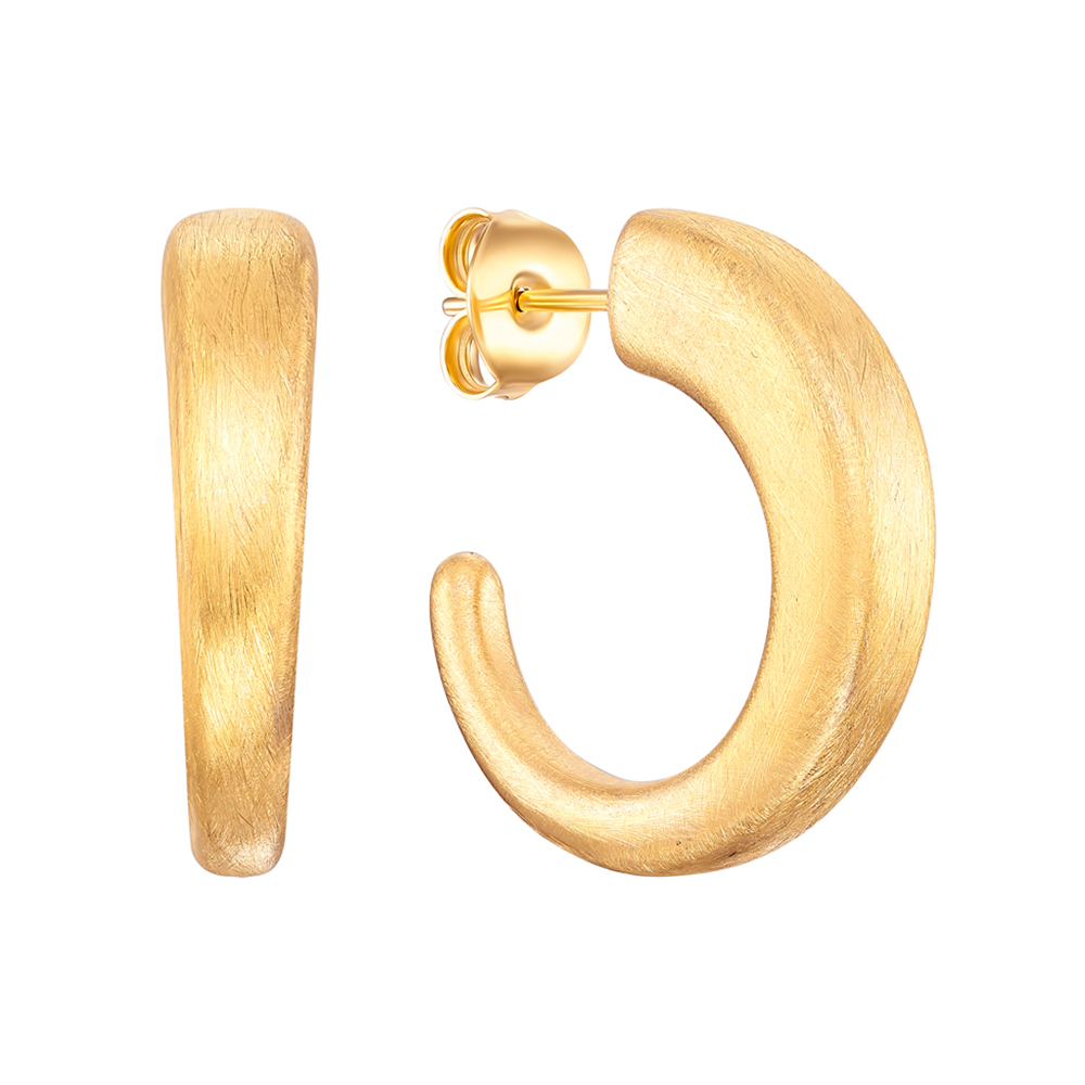 

Серебряные пуссеты-конго с позолотой 000138721