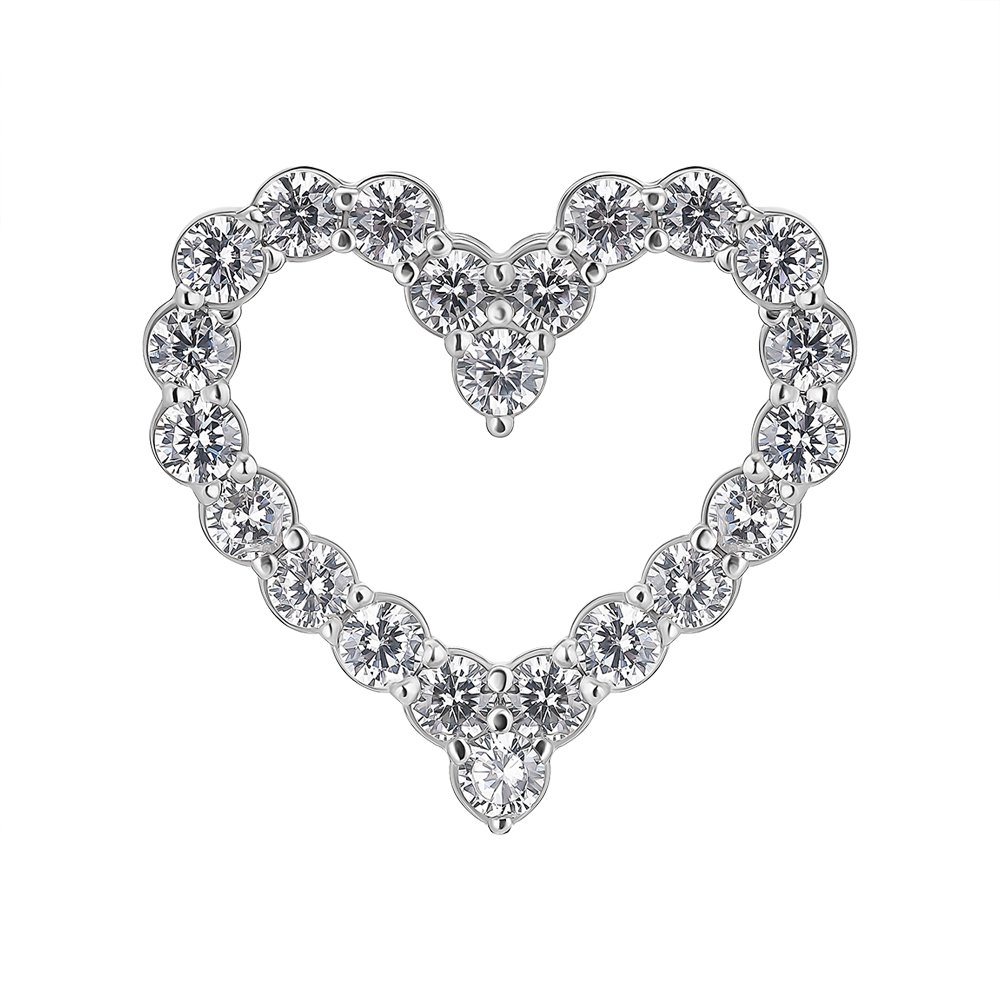 

Серебряная подвеска с фианитами 000148499