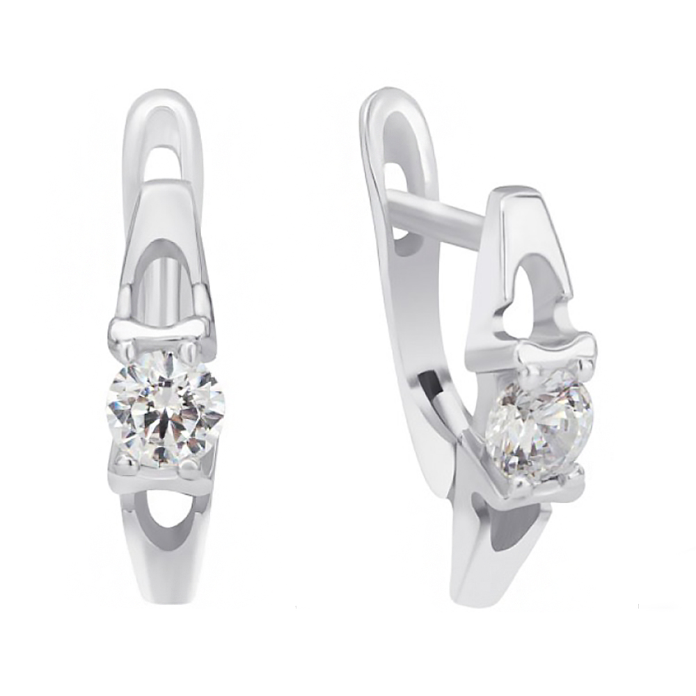 

Серебряные серьги с цирконием SWAROVSKI 000039761