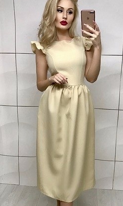 

Платье 435720/4 44/46 бежевый