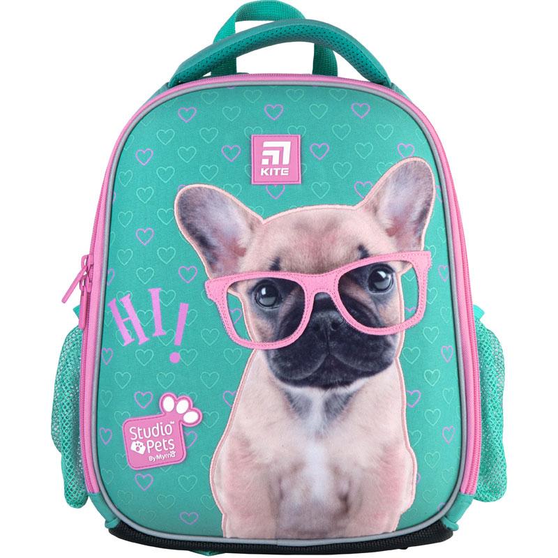 

Рюкзак школьный каркасный Kite Education Studio Pets (SP21-555S-1) 830 г 35x26x13,5 см 12 л бирюзовый