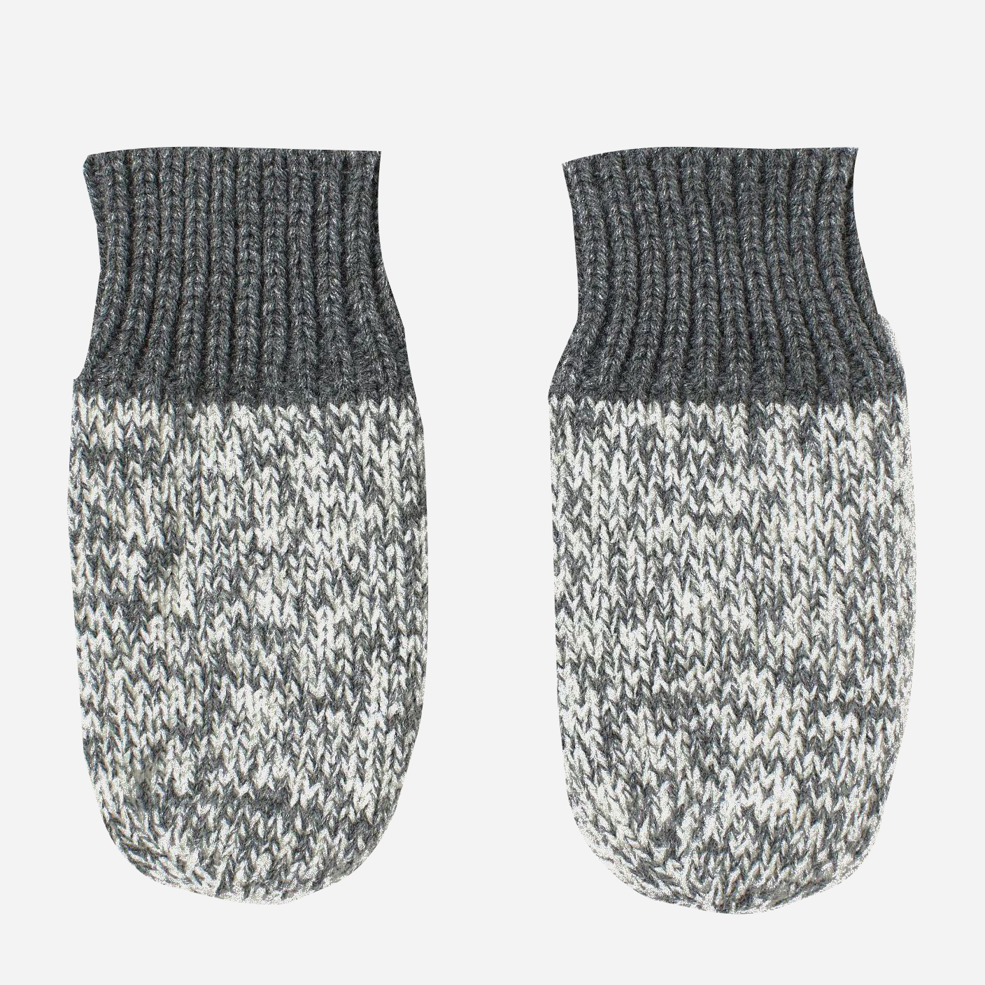 

Варежки H&M 1603-9036452 74-80 см Серые меланж