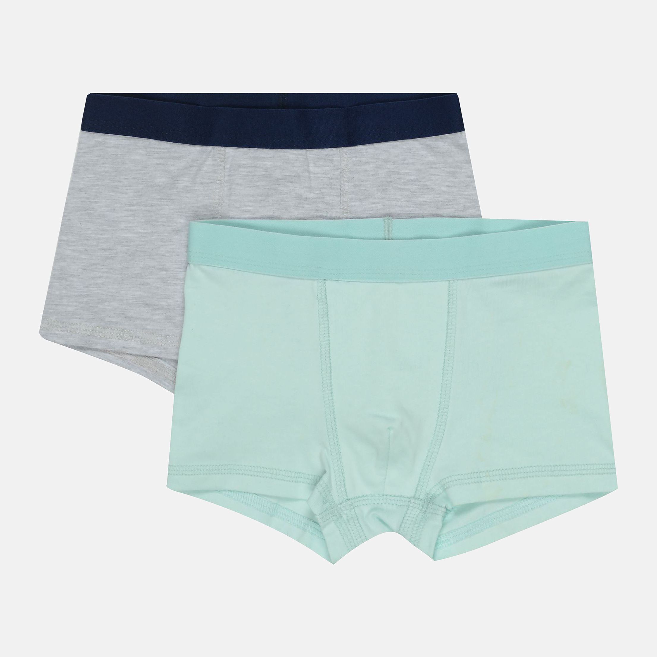 

Трусики-боксеры H&M 2202-589520 110-116 см 2 шт Серый/Мятный