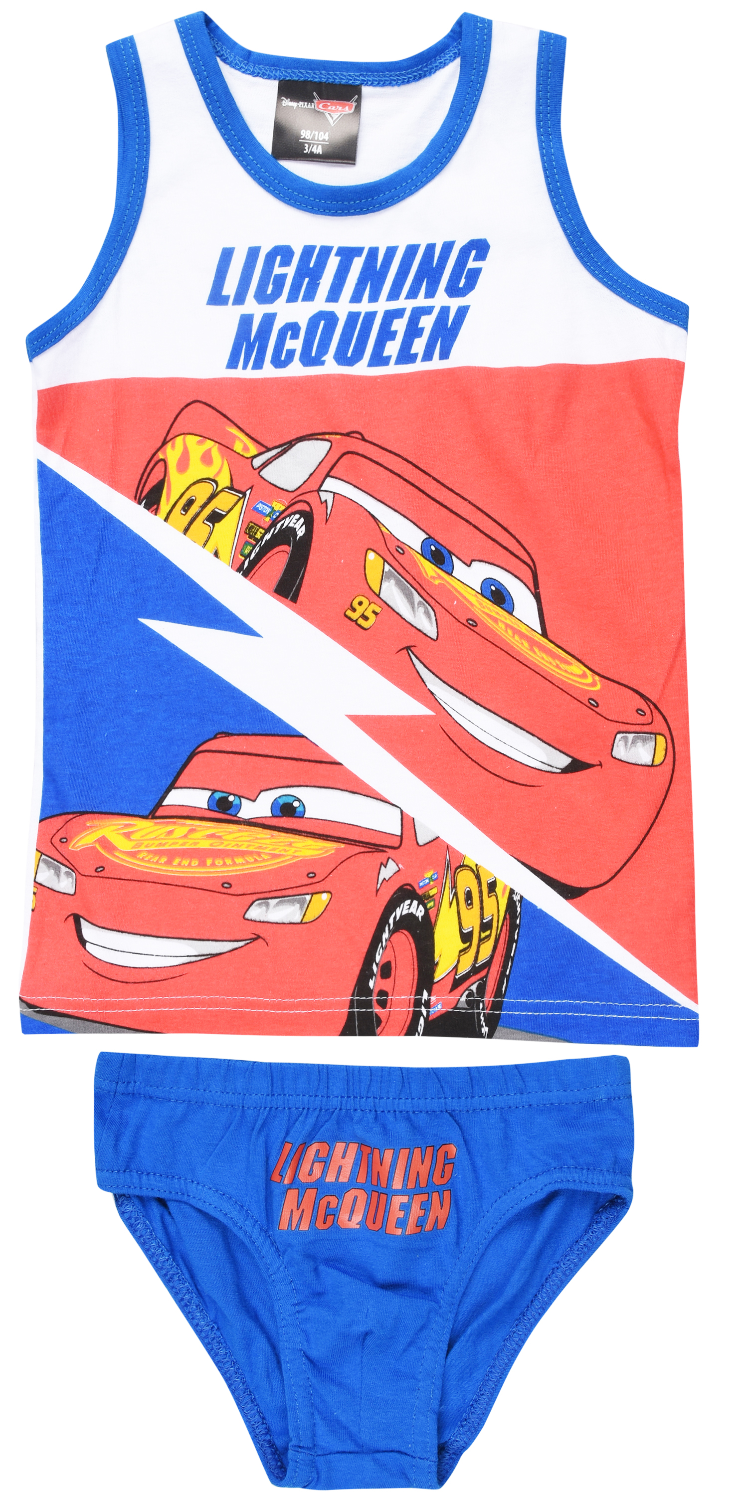 

Майка + трусы Disney Cars DIS C 52 32 6045 122-128 см Синие