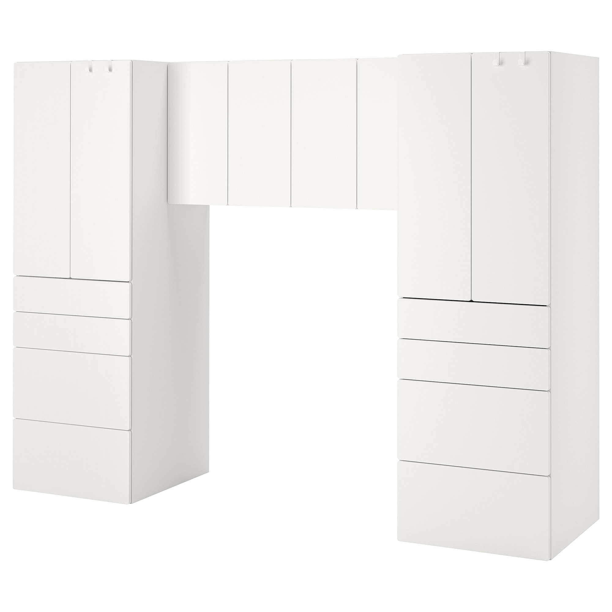 

Комбинация для хранения IKEA СМОСТАД белый 693.909.97