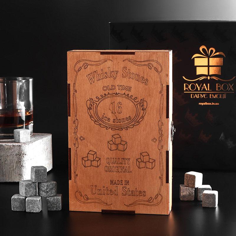 

Камни для виски США Whisky Stones (СЕРТИФІКАТ) Деревяная 16шт