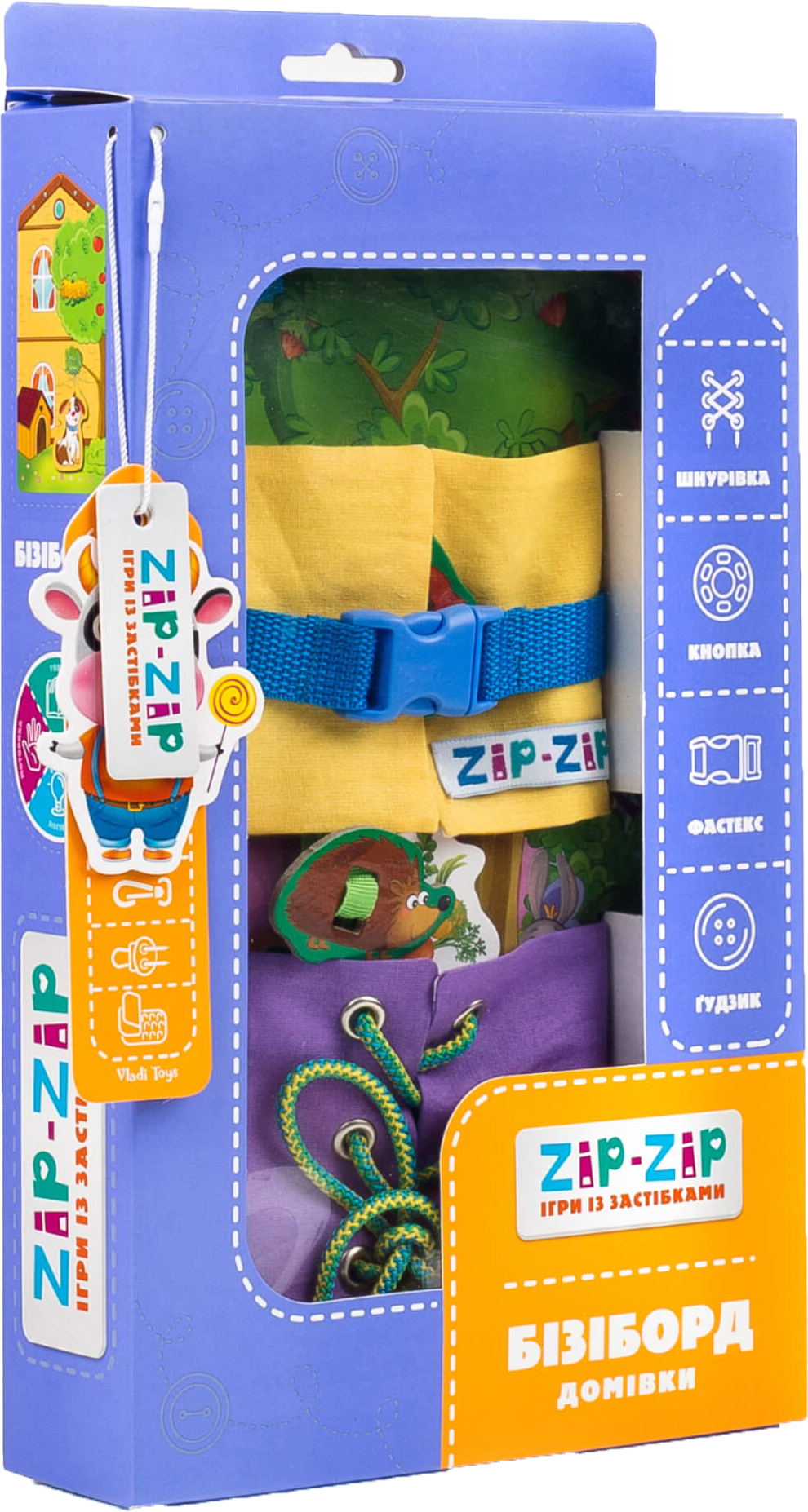 

Бизиборд Vladi Toys Дома (ZZ1001-02)