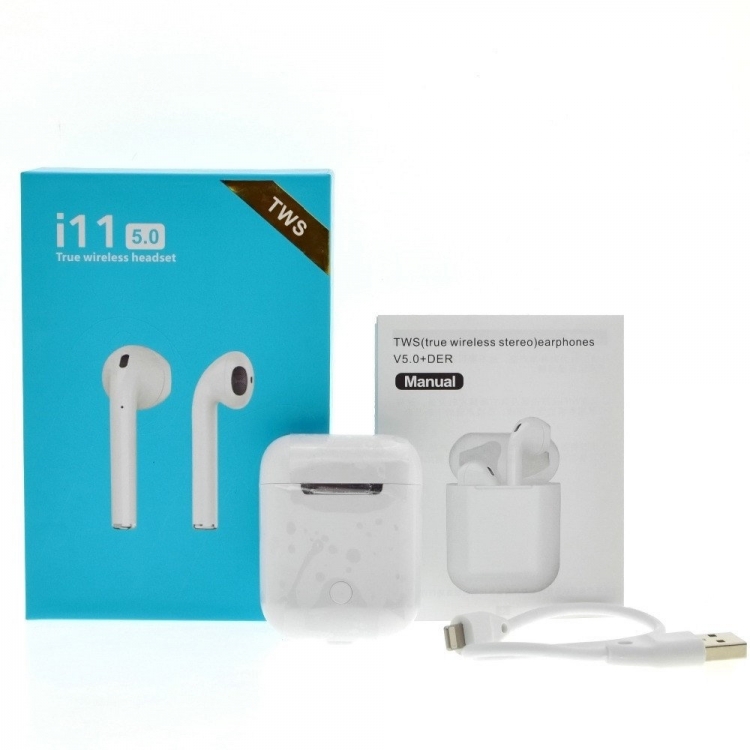 

Беспроводные TWS наушники i11 Bluetooth 5.0 Sensor (124160)