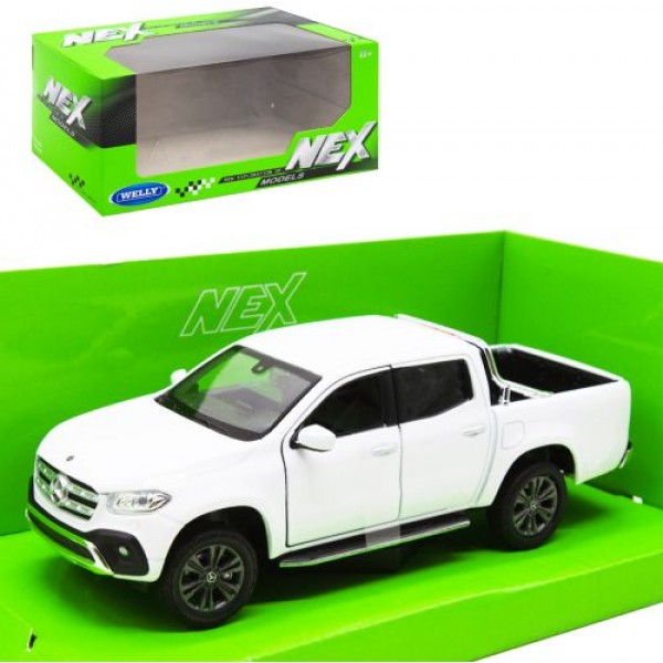 

Машинка металлическая Mercedes Benz X Class белая (24100W)