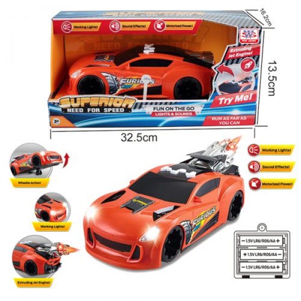 

Машина Furious Crazy на батарейках WEN SHENG (WS8972)