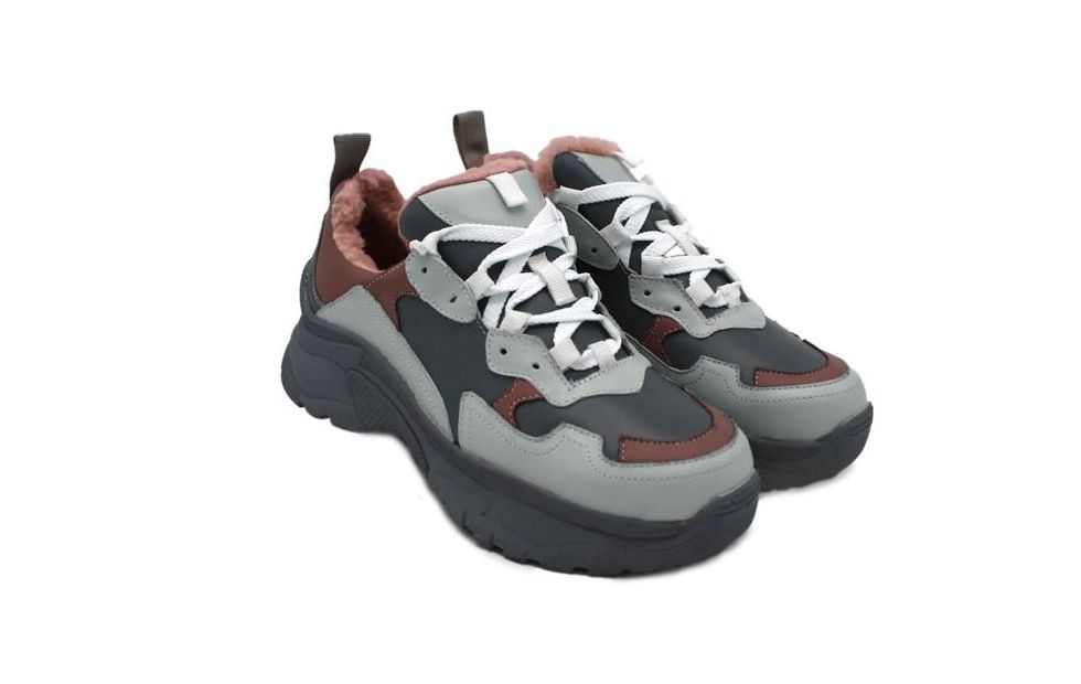 

Кроссовки Sandalik 36(р) серые с пудрой утеплённые (94082-521)
