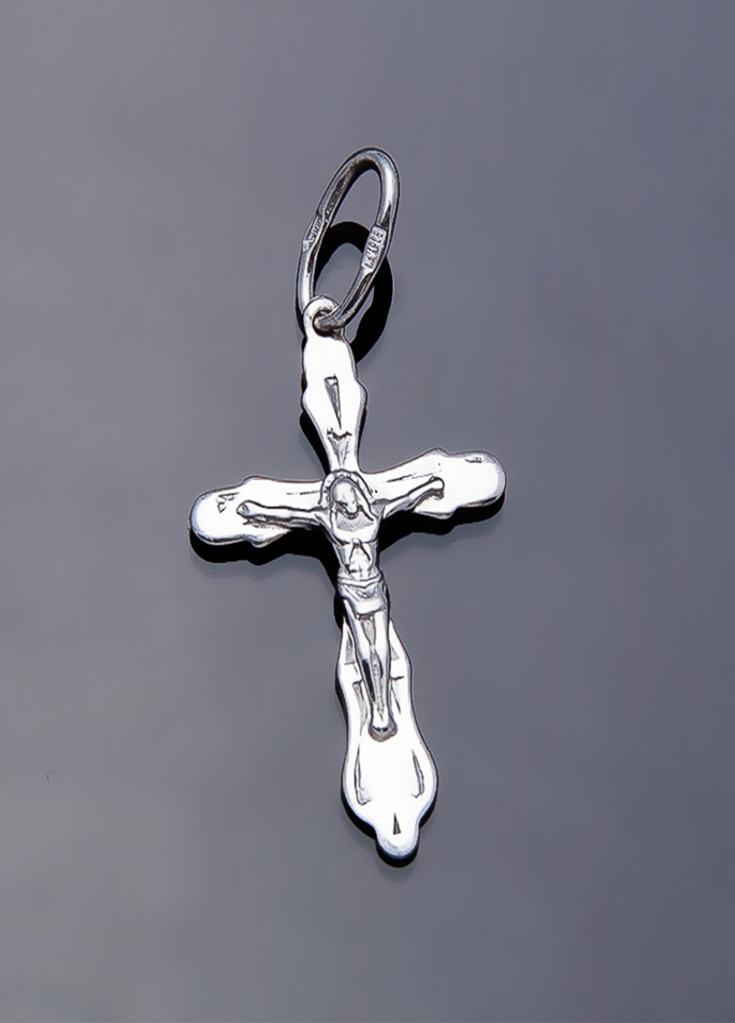 

Серебряный крестик HARMONY с30022 бел. с30022