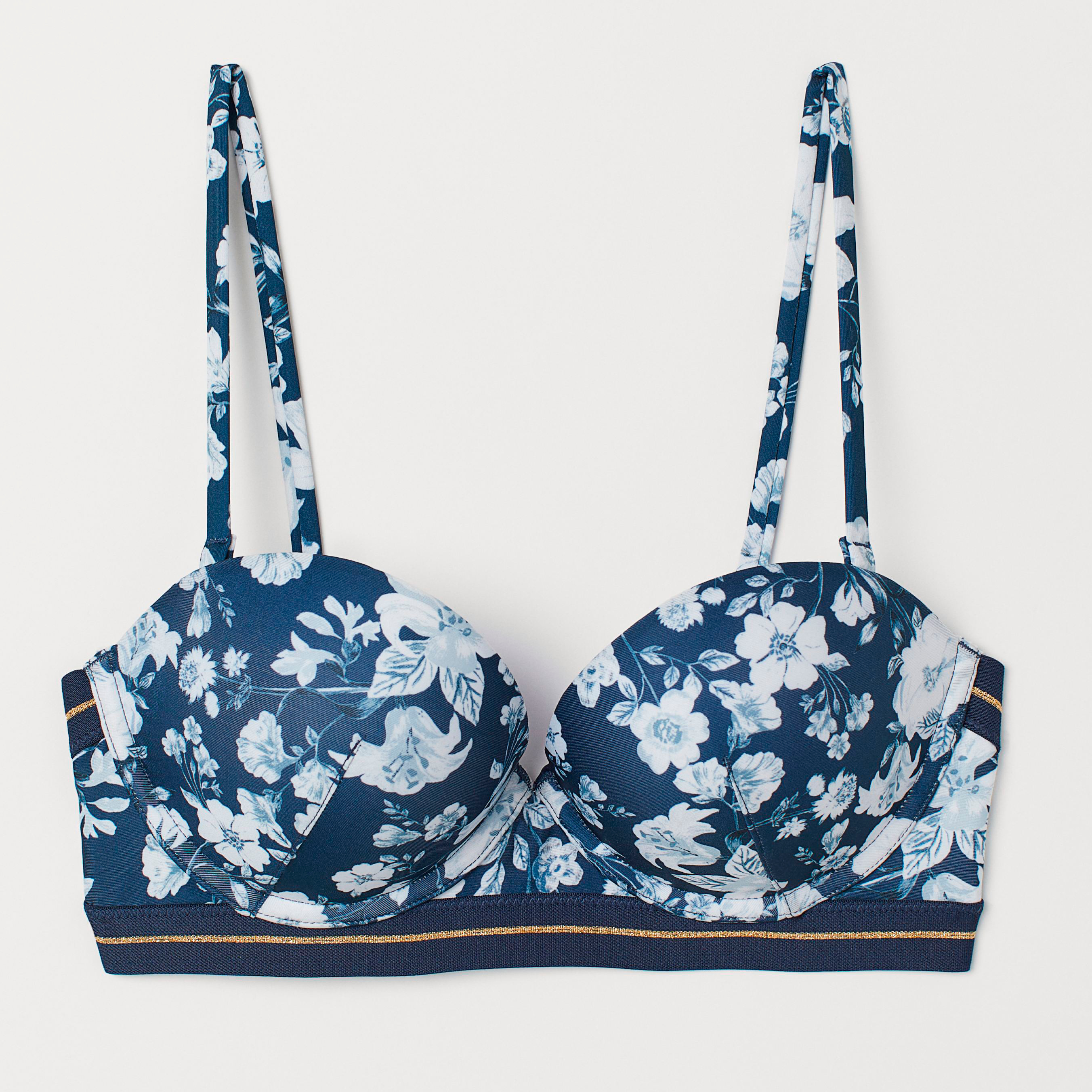 

Верхняя часть купальника H&M 0713199-0 75С Синяя