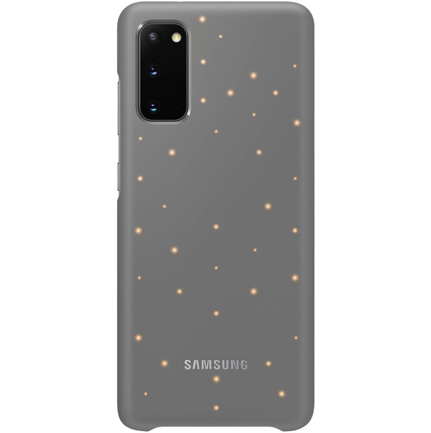 

Светодиодный чехол накладка Samsung Led Back Cover Galaxy S20 Galaxy S20 5G EF-KG980 gray