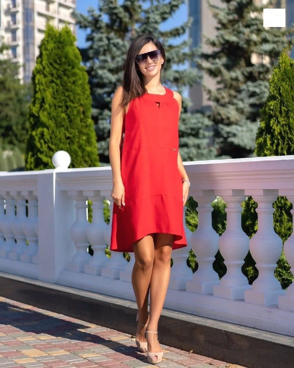 

Сарафан Yuliyani 090  красный, Сарафан Yuliyani 090 3XL красный