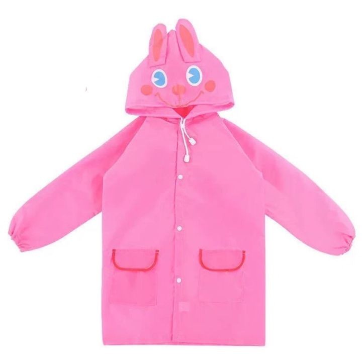 

Детский дождевик one size розовый