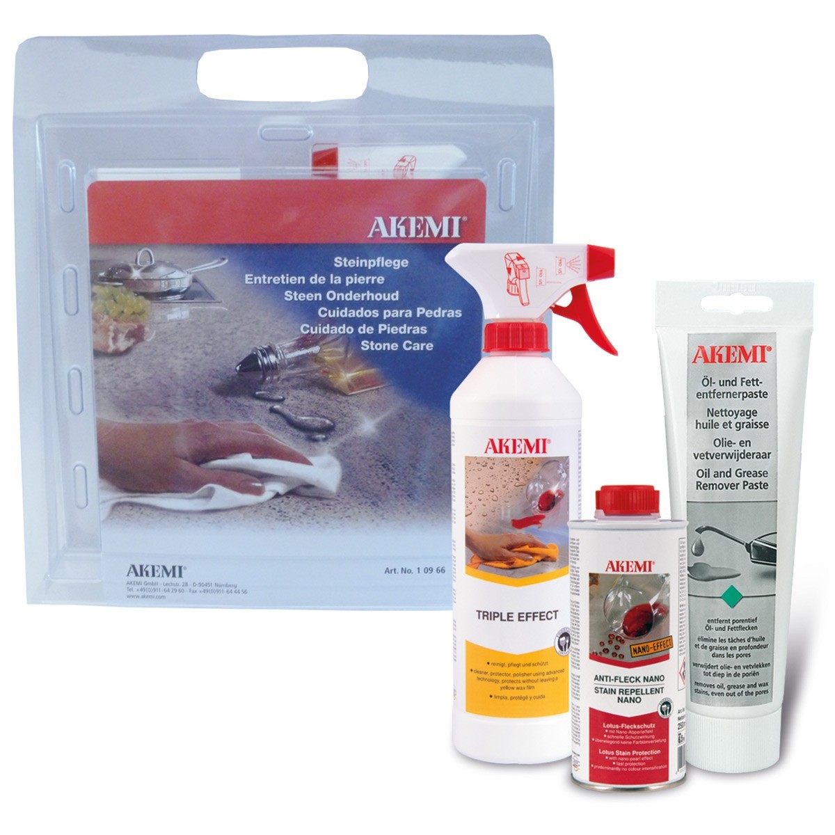 

Набор по уходу за камнем Stone Care Set Akemi арт0007