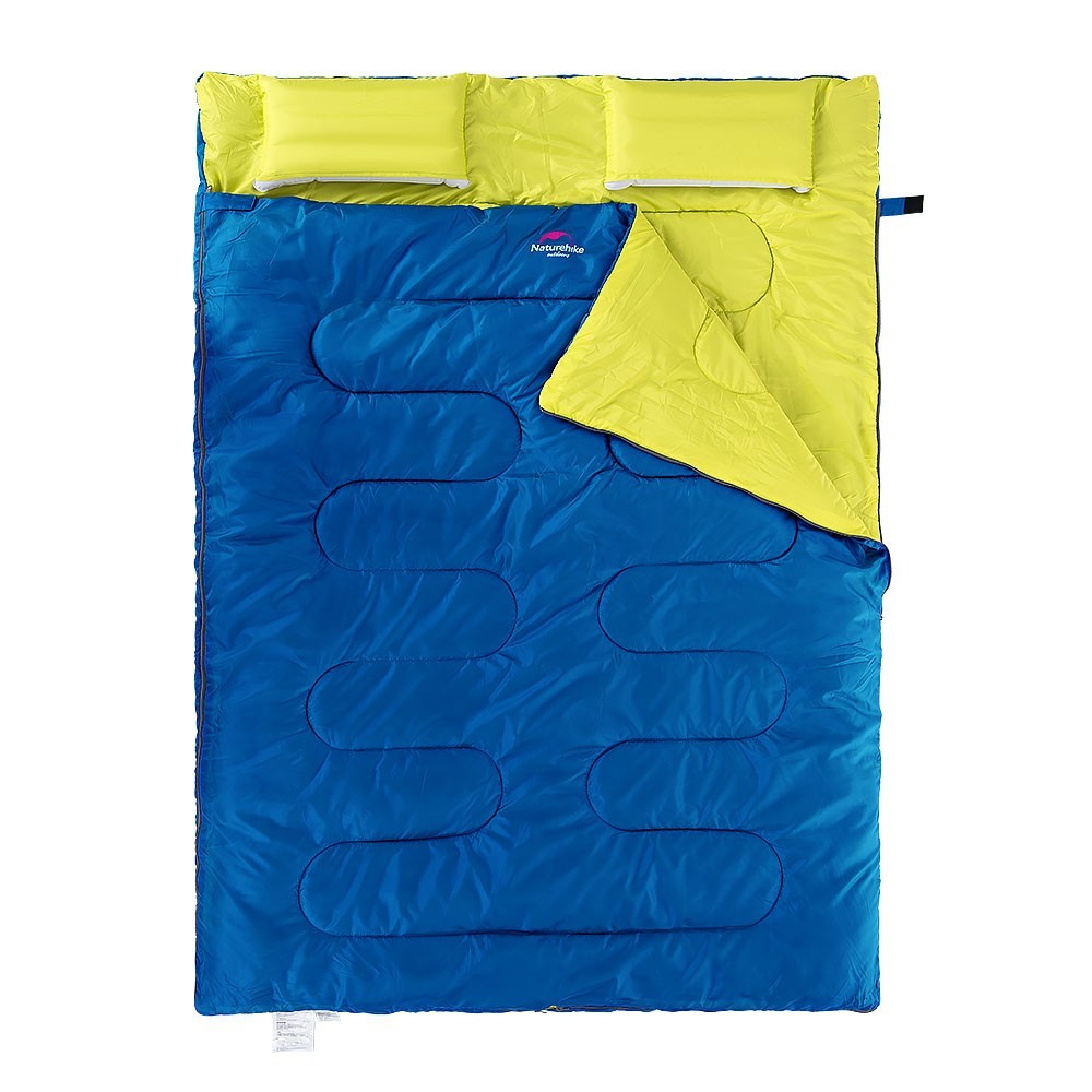 

Спальный мешок Naturehike Double Sleeping Bag with Pillow SD15M030-J Blue-Orange (6927595703779)