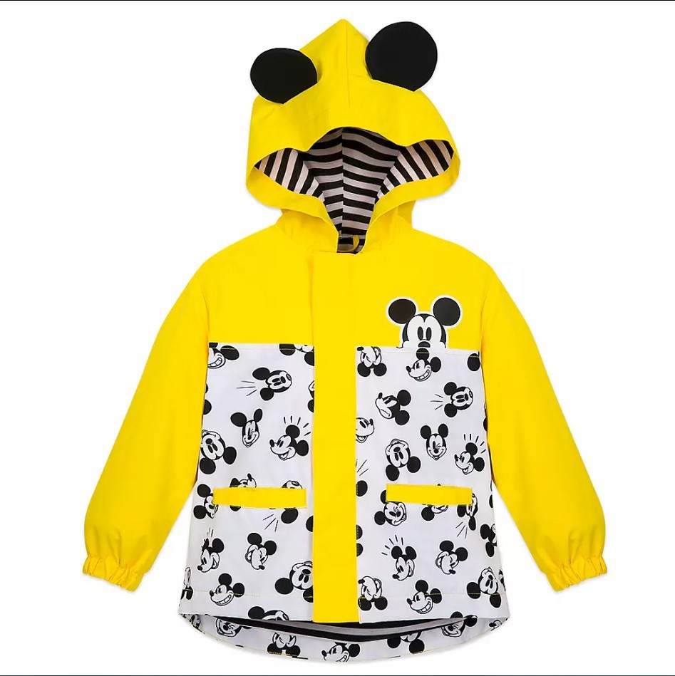 

Ветровка Disney детская желтая Mickey Mouse Packable Rain Jacket and Attached Carry Bag 104 см