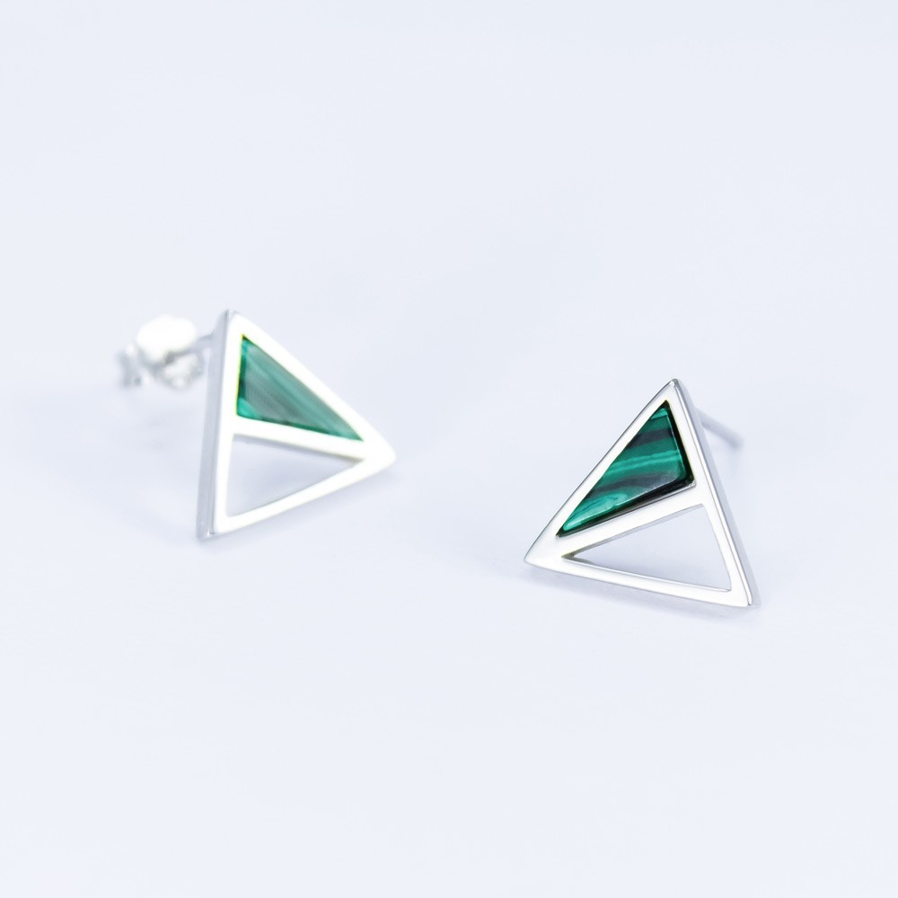 

Серьги серебряные INFINI родированные s2m-22 пусеты
