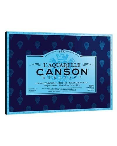 

Склейка Canson L'aquarelle Heritage 300 г / м, 23х31 см, 20 листов
