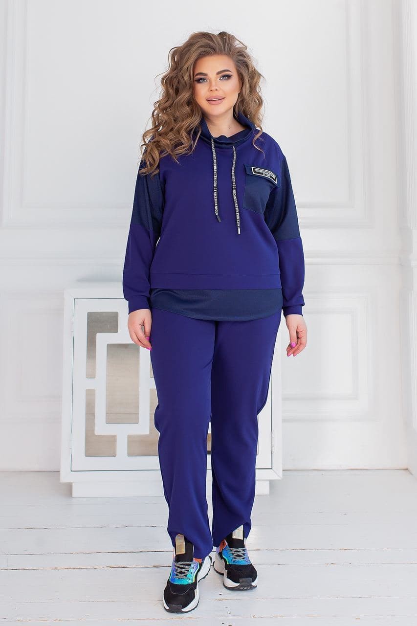 

Костюм Ellis Plus Size 4199 Электрик 48-50