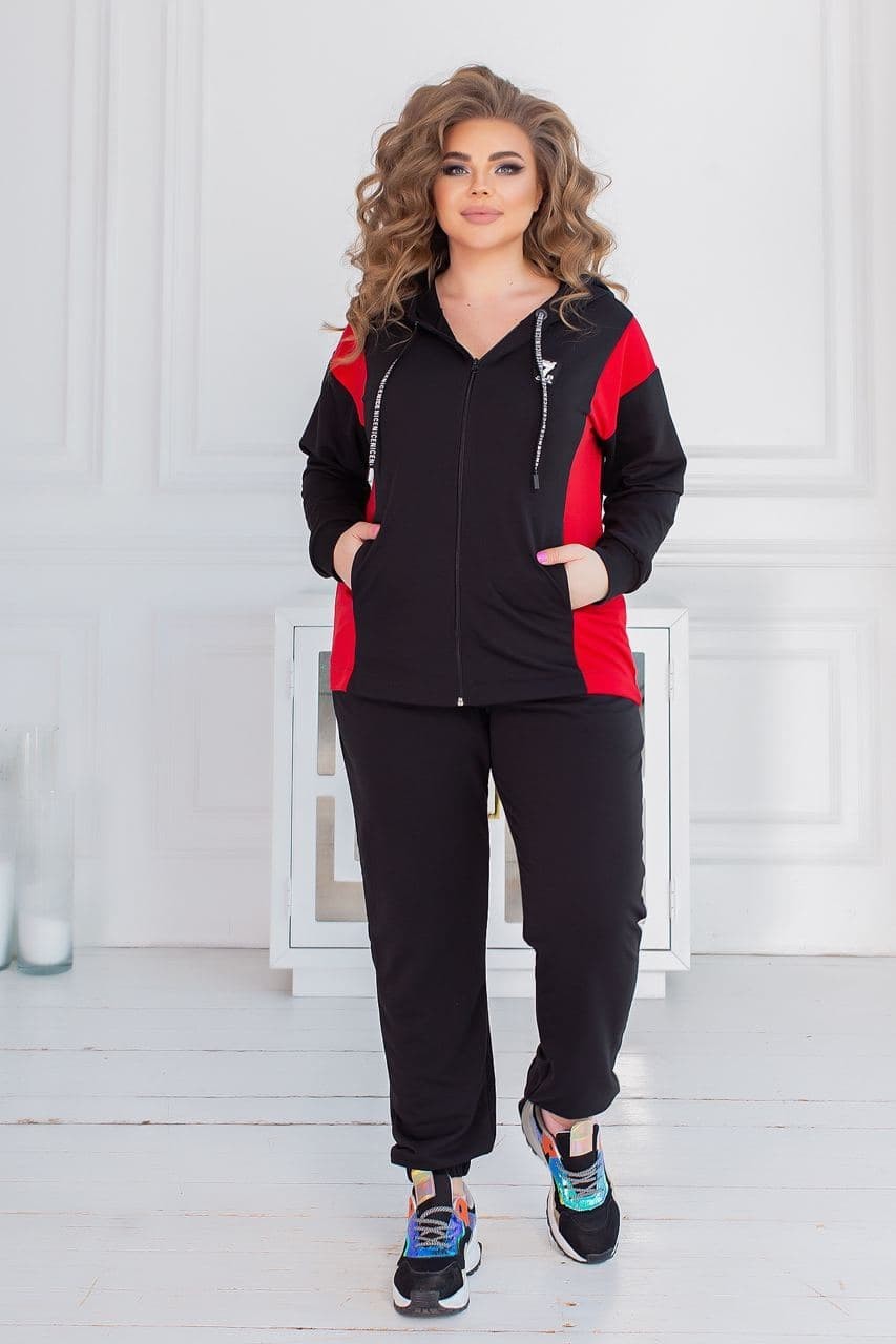 

Костюм Ellis Plus Size 4195 Красный 52-54