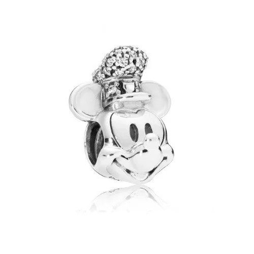 

Серебряный Шарм Пандора Disney Микки Капитан #797499CZ