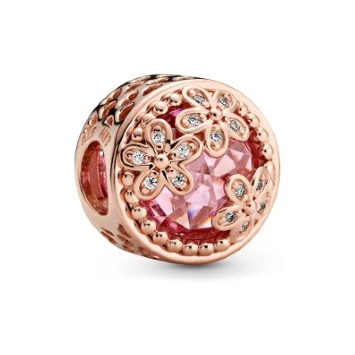 

Серебряный Шарм Пандора Rose Сияющая Розовая Ромашка #782055C01