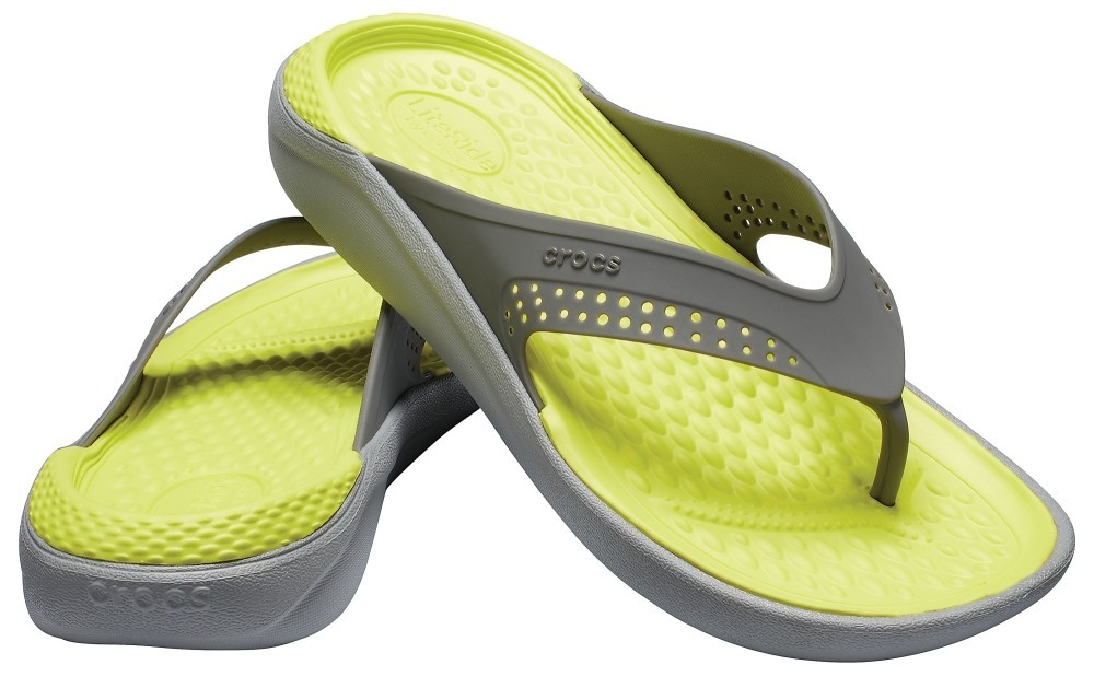 

Вьетнамки Crocs LiteRide Flip 205182-0DV-M8/W10 40-41 Серый