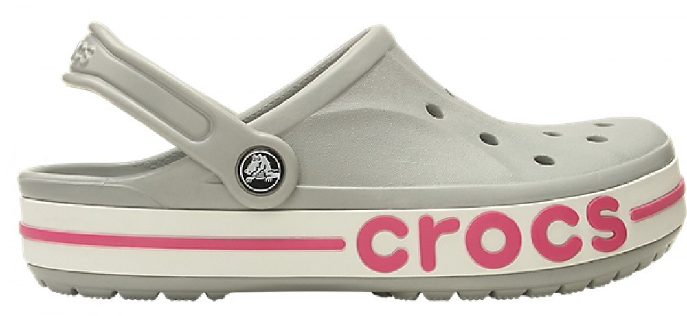 

Сабо Crocs Bayaband Clog M7W9-39-25-25.5 см Light Grey / Candy Pink 205089