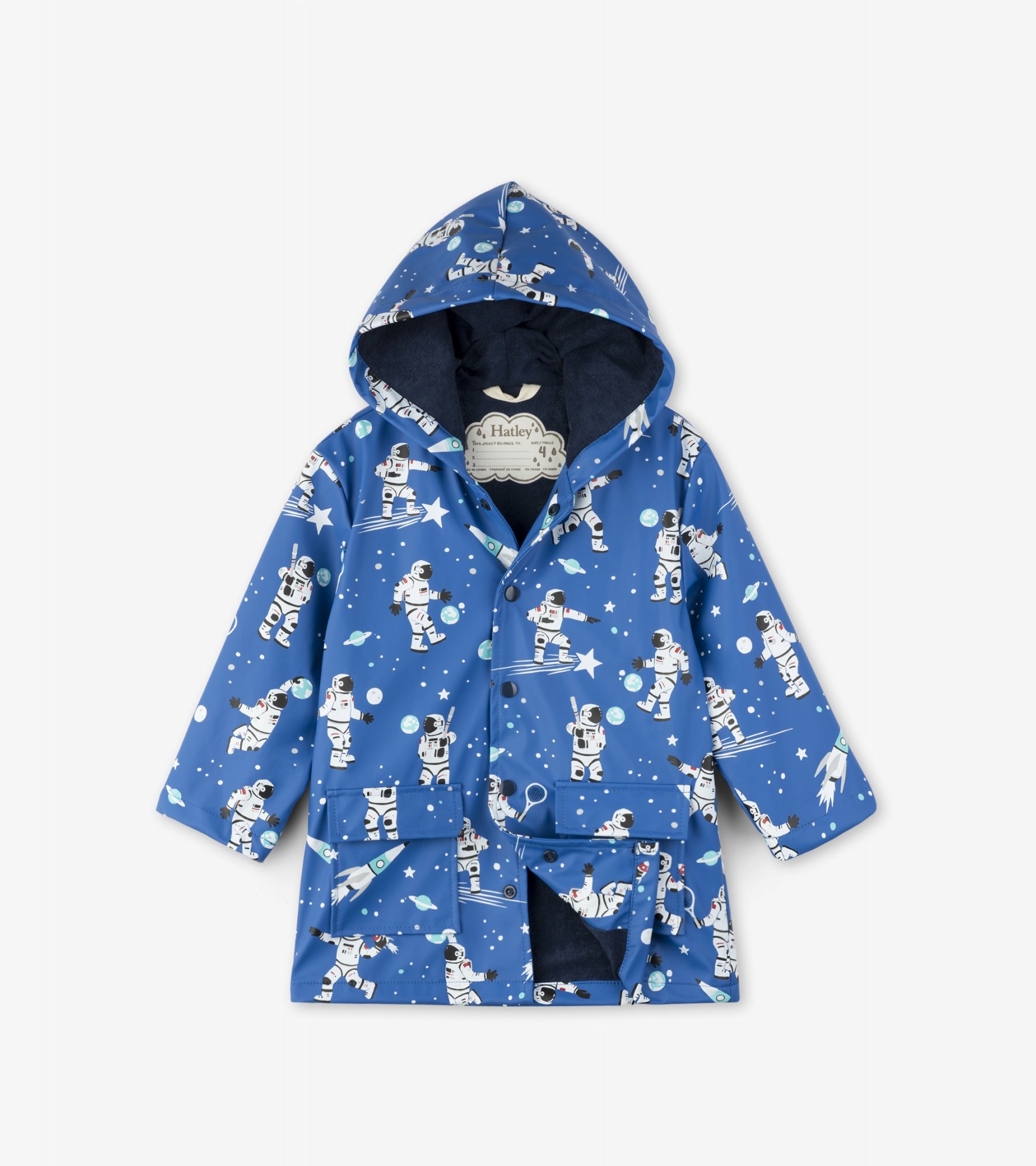 

Плащ Hatley Athletic Astronauts 8A синій 128см